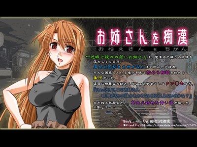お姉さんを痴漢
