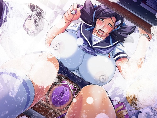 爆乳帝王～乳フェチなので爆乳転入生を牝牛調教してみました～サンプル3