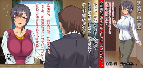 仮想通貨投資で失敗した兄嫁が旦那に内緒で金を借りに来た結果サンプル1