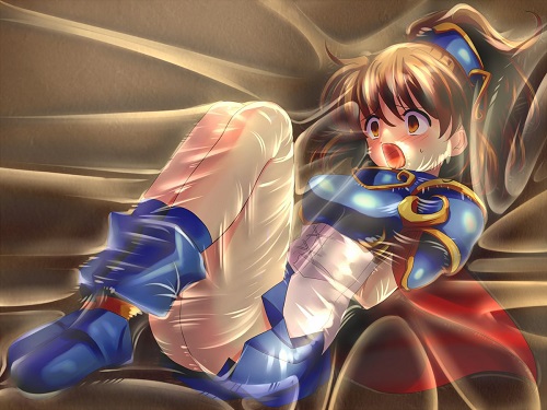 魔導少女が卑猥なステージで縛られて強制絶頂！ サーカスリョナADV「赤色クラウン」サンプル2