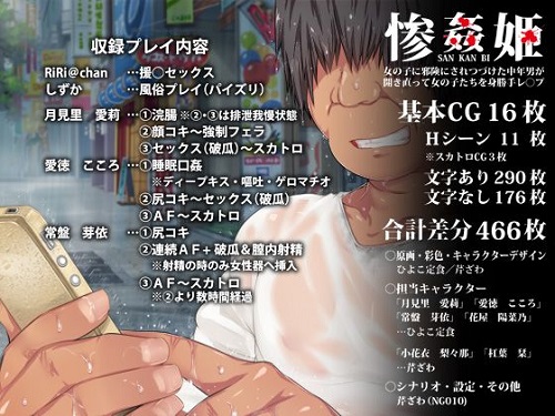 惨姦姫～女の子に邪険にされつづけた中年男が開き直って女の子たちを身勝手レイプ～サンプル1