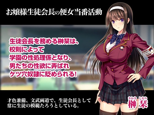 生徒会長アナル快楽堕ち ～完璧お嬢様がケツマゾ便女当番に～サンプル1