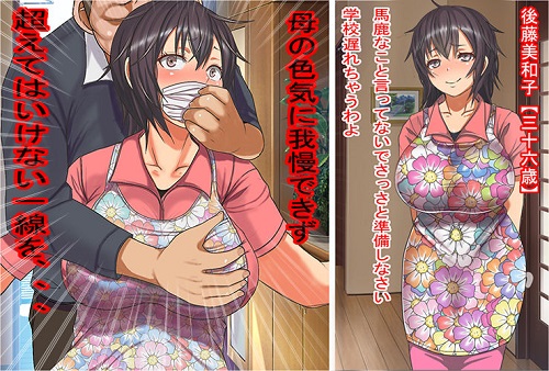 思春期も後半になると母のエロさが分かってきたので強引に俺の物にした話サンプル1