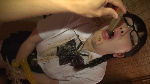 飲精孕ませ メスブタ便女 ゲロデブ編 板野琴子サンプル1