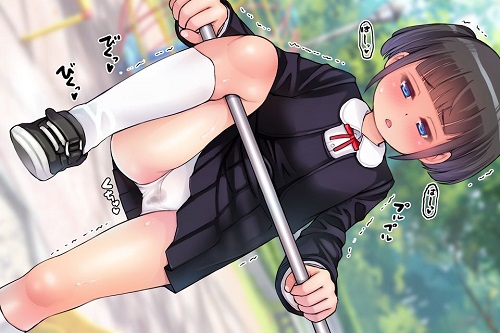 こうきしんおうせい少女「ねぇ、おじさん……わたしにエッチないたずらしてみたい?」サンプル6