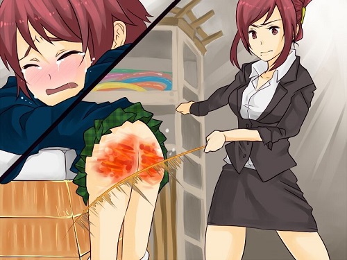 男の娘スパンキング ～担任お姉ちゃんからお尻叩きされまくりADV～サンプル6